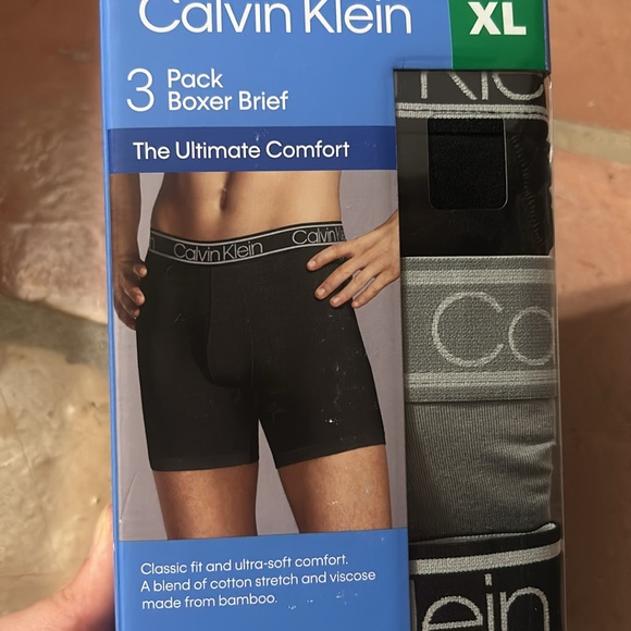 Calvin Klein Other - NWT Calvin Klein pack of three boxer brief, classic fit size XL
